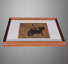 滑县书画装裱配框服务案例